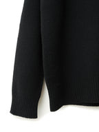 Saddle Shoulder Sweater Black