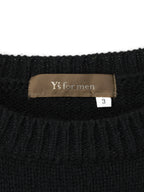 Saddle Shoulder Sweater Black