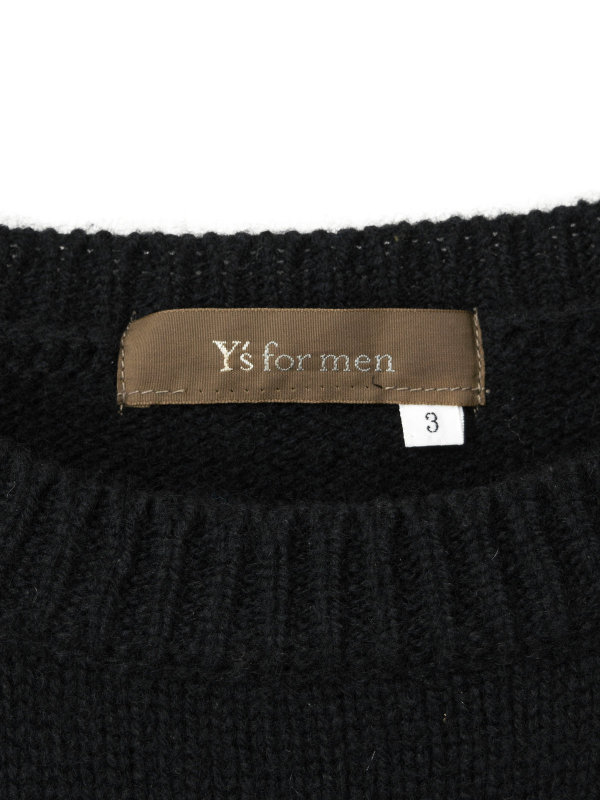 Saddle Shoulder Sweater Black