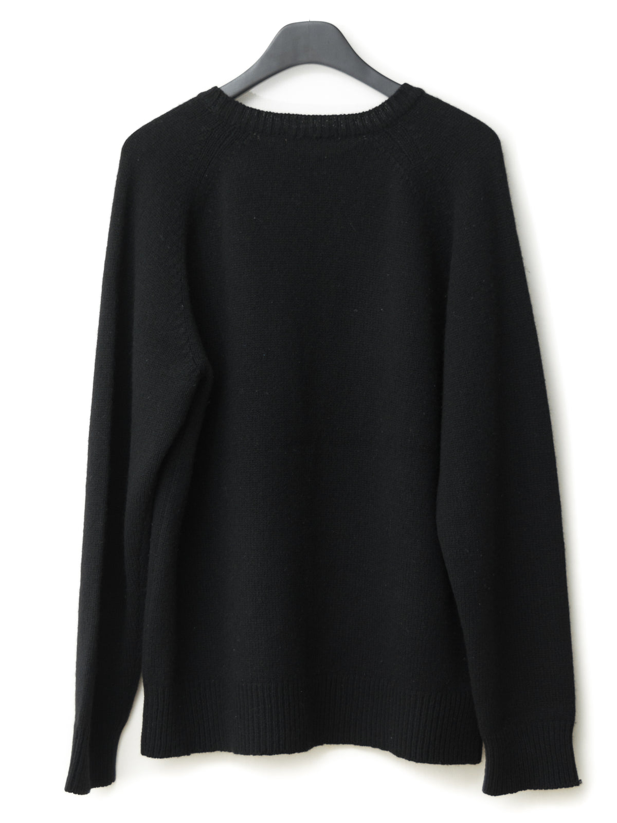 Saddle Shoulder Sweater Black