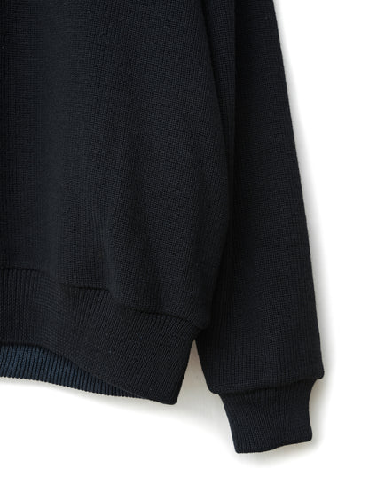 reversible sweater black navy ∙ cotton rayon ∙ one size