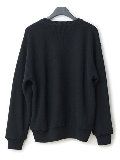 reversible sweater black navy ∙ cotton rayon ∙ one size