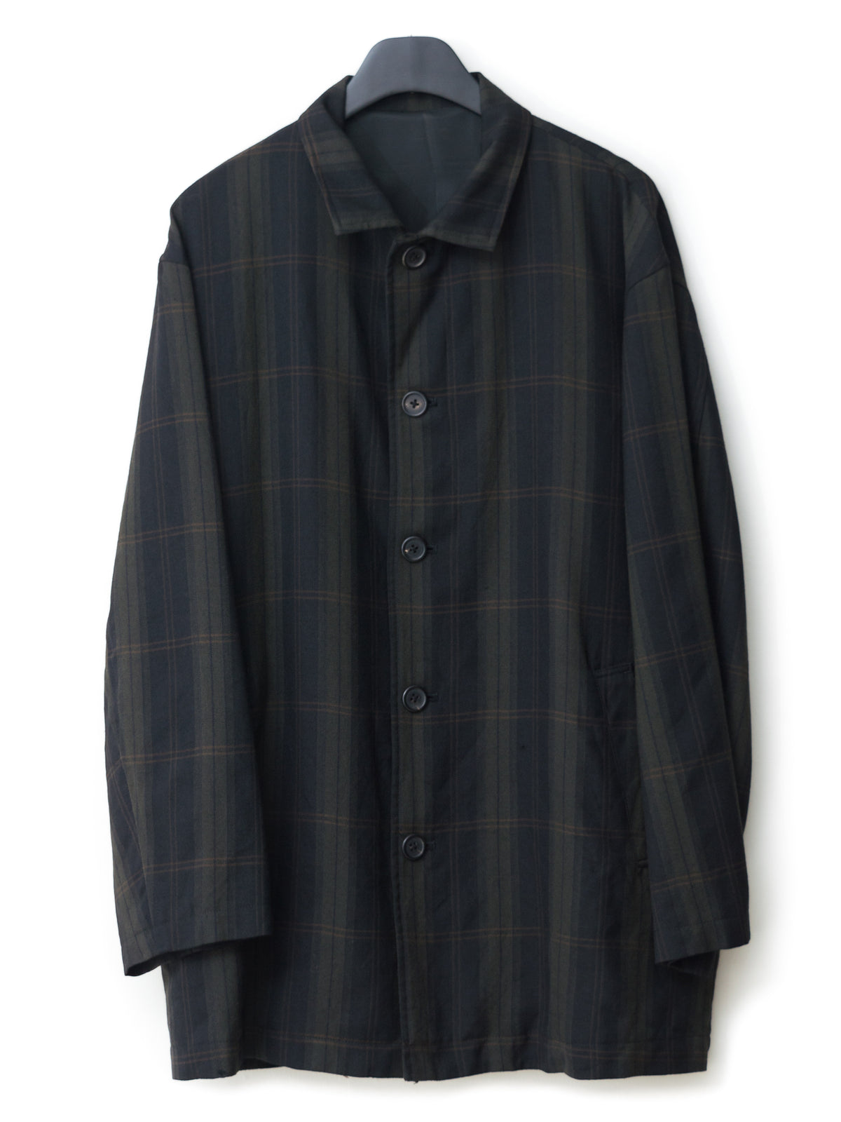 Mid Length Jacket Forest Tartan