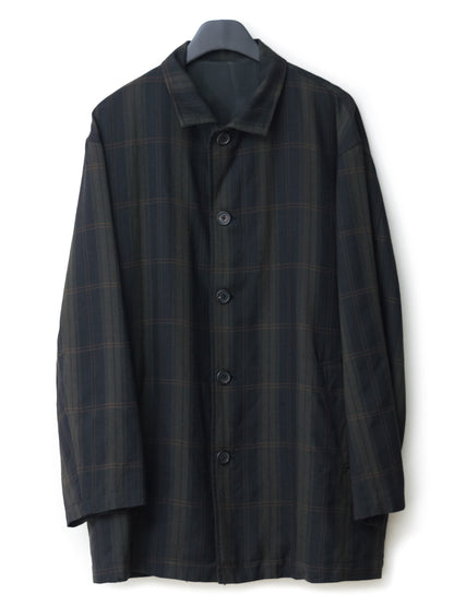 mid length jacket forest tartan ∙ wool ∙ one size