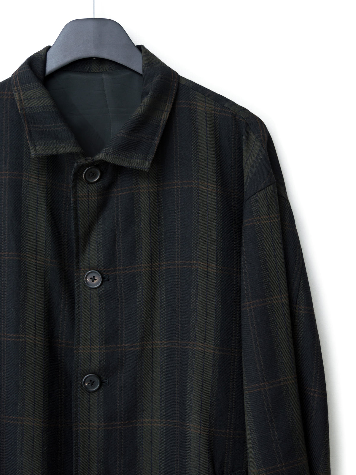 Mid Length Jacket Forest Tartan