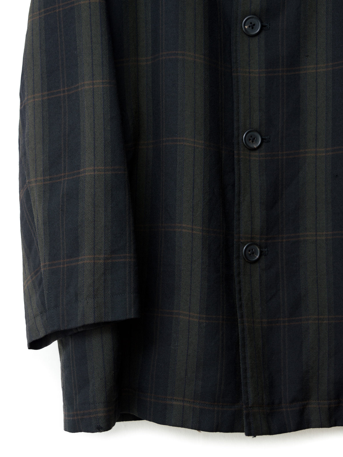 Mid Length Jacket Forest Tartan