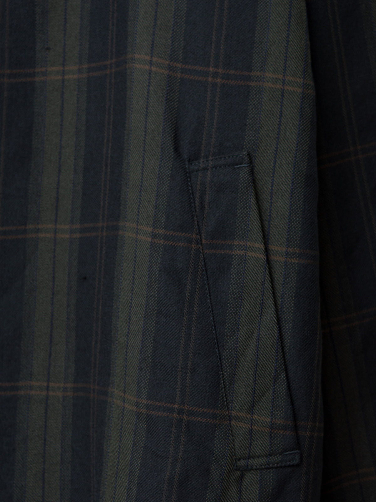 Mid Length Jacket Forest Tartan