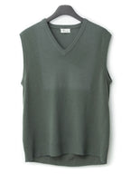 Knit Vest Herb Green