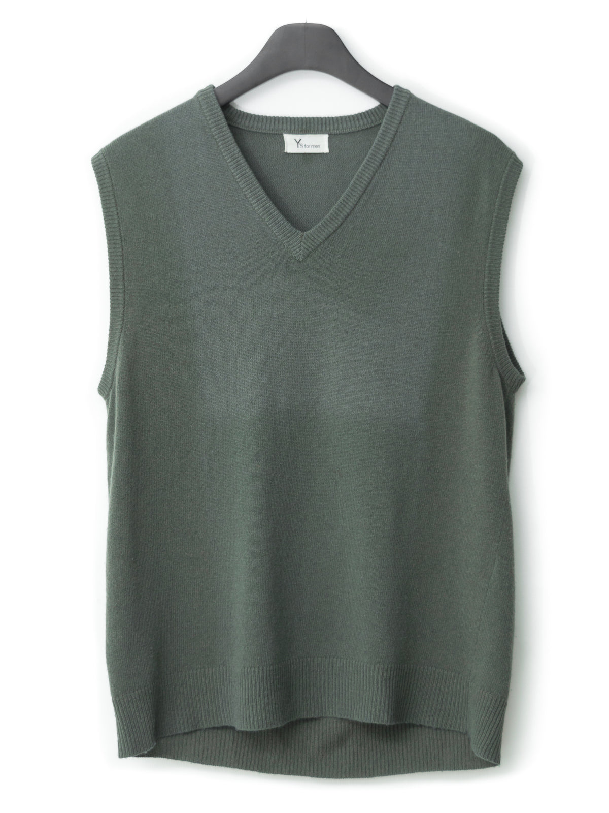 Knit Vest Herb Green