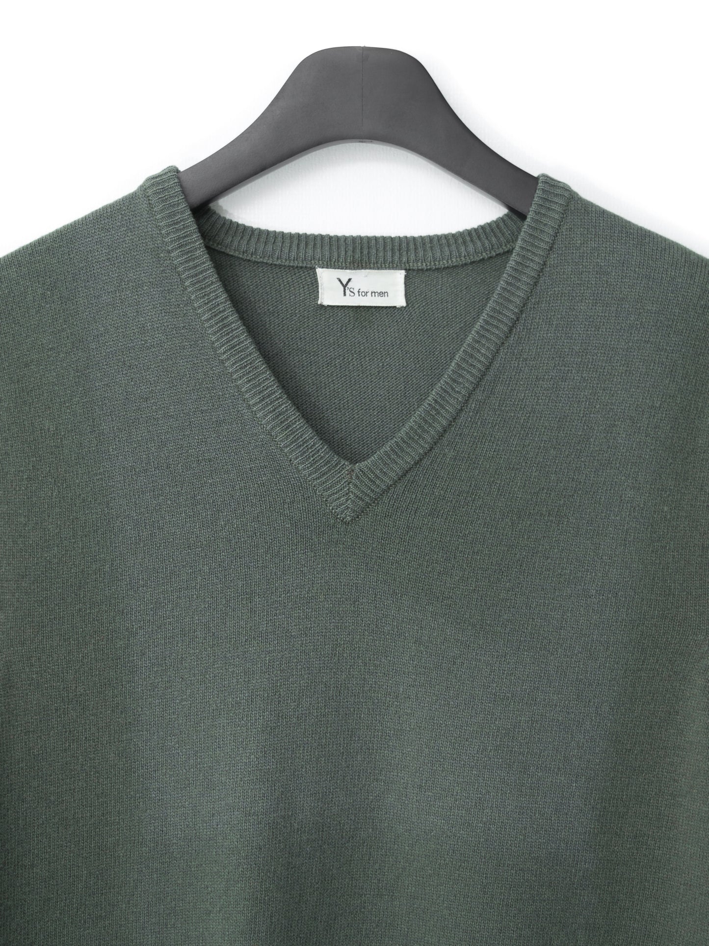 knit vest herb green ∙ wool nylon ∙ one size