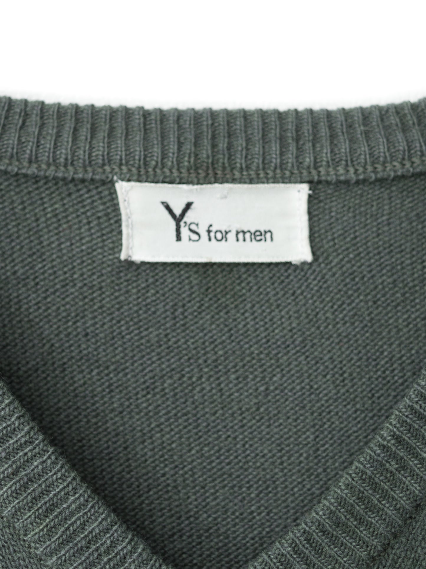 knit vest herb green ∙ wool nylon ∙ one size