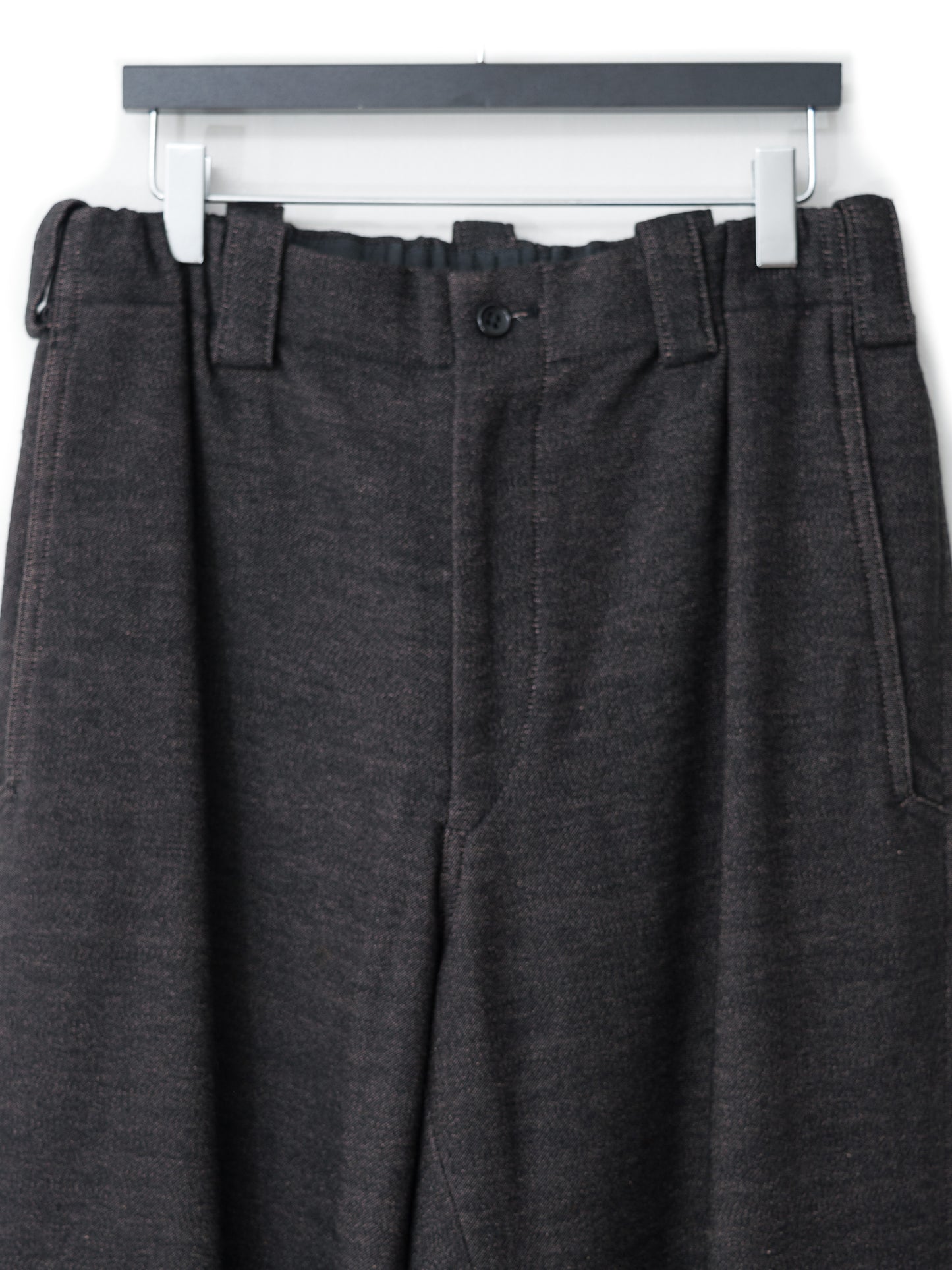 elastic waist pants rose brown ∙ wool ∙ medium