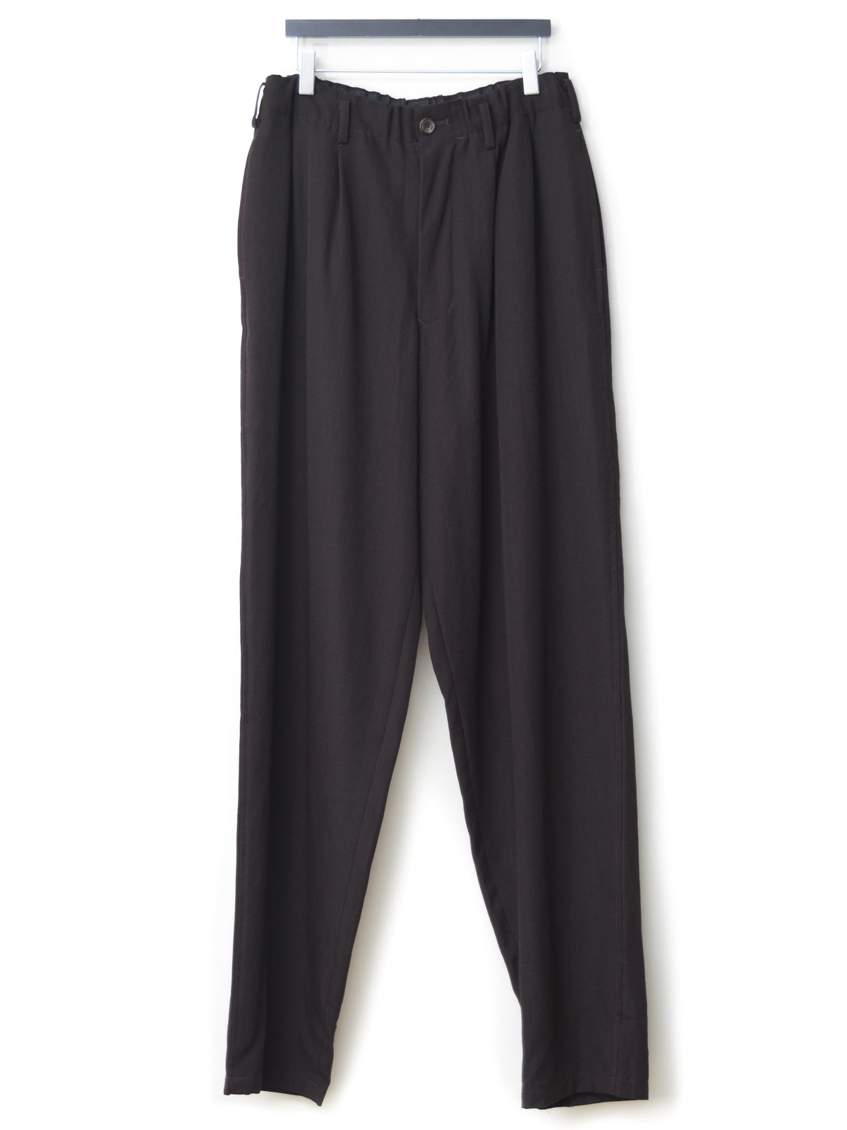 Elastic Waist Pants Coffee