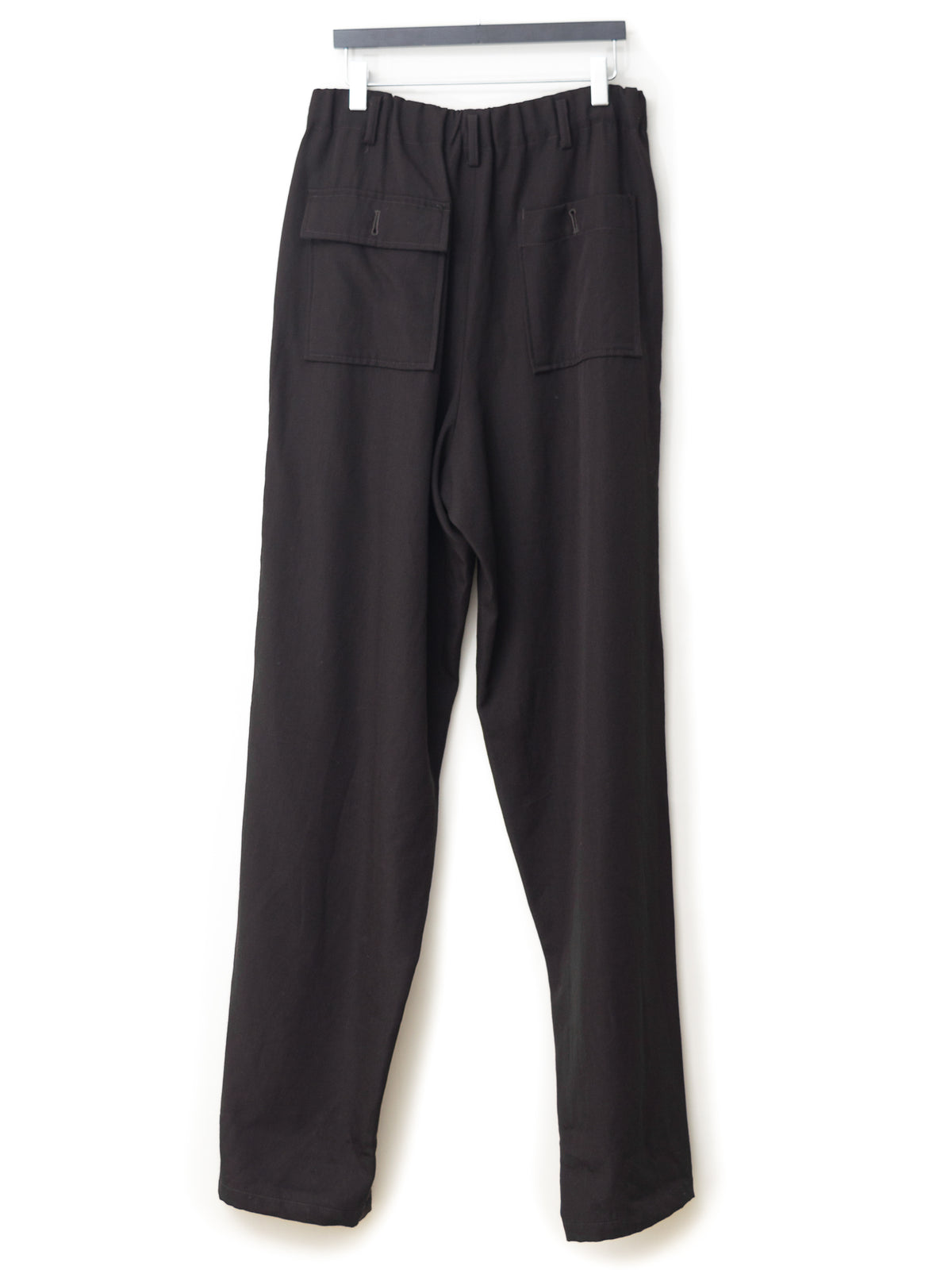 Elastic Waist Pants Coffee