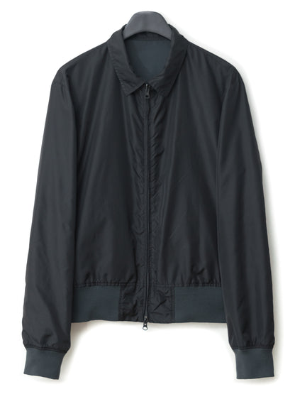 reversible zip front blouson ink ∙ nylon ∙ large