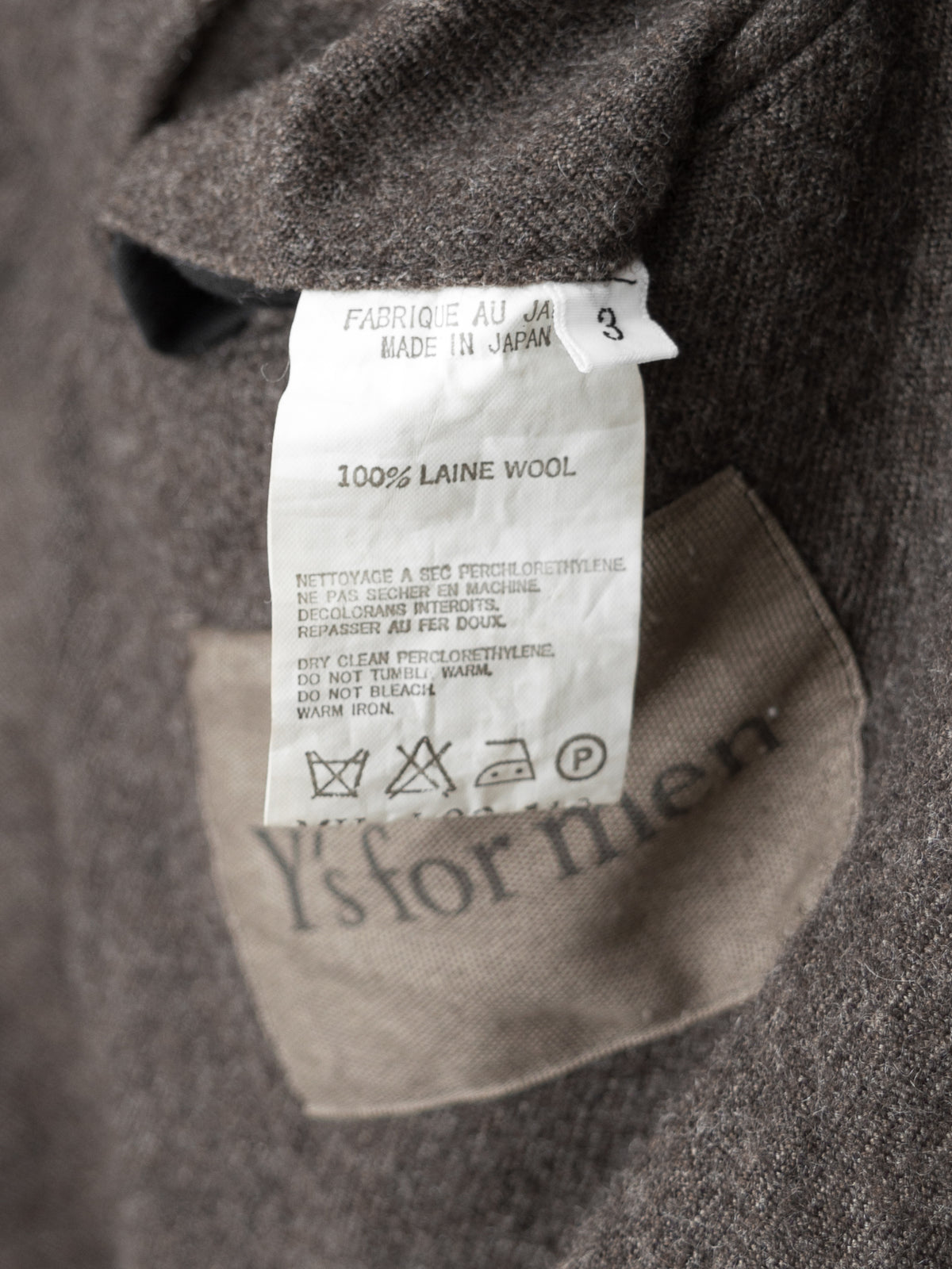 A/W 03 Tailored Jacket Cedar Brown