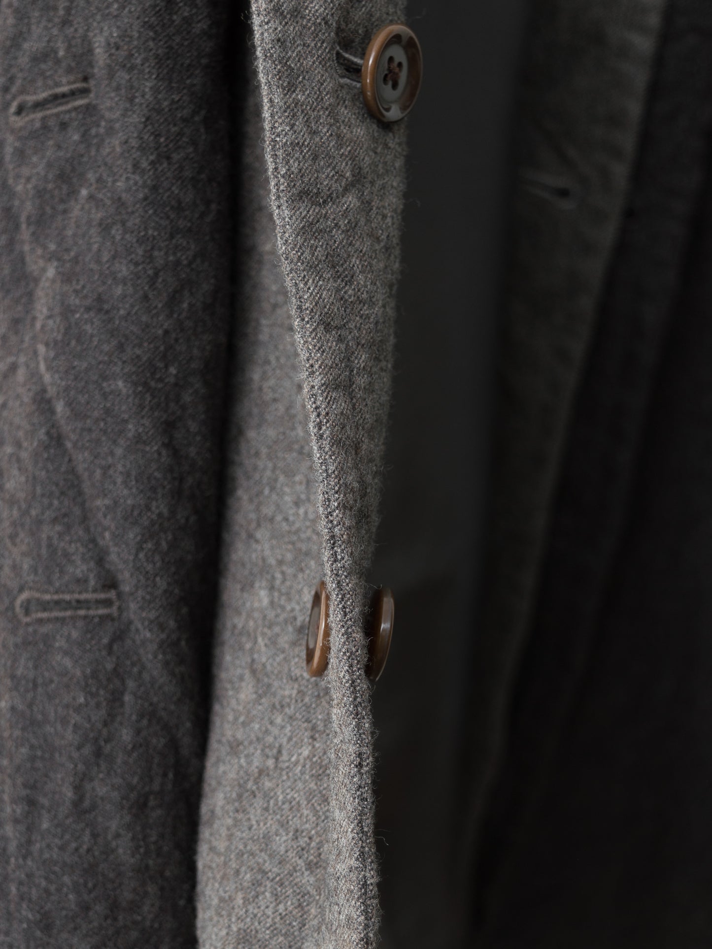 a/w 03 tailored liner jacket soil brown ∙ wool ∙ medium