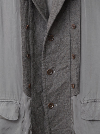 a/w 03 tailored liner jacket soil brown ∙ wool ∙ medium