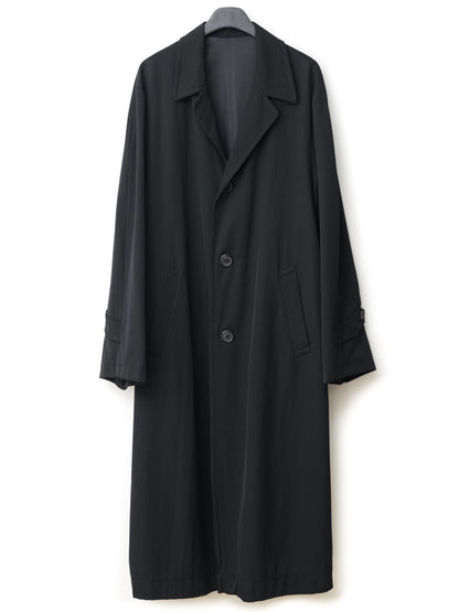 tailored coat black ∙ wool gabardine ∙ large