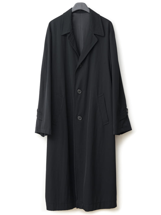 tailored coat black ∙ wool gabardine ∙ large