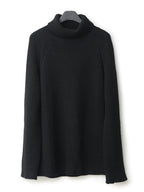 A/W 03 Heavy Funnelneck Sweater Black