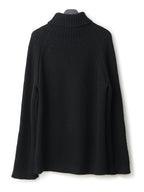 A/W 03 Heavy Funnelneck Sweater Black