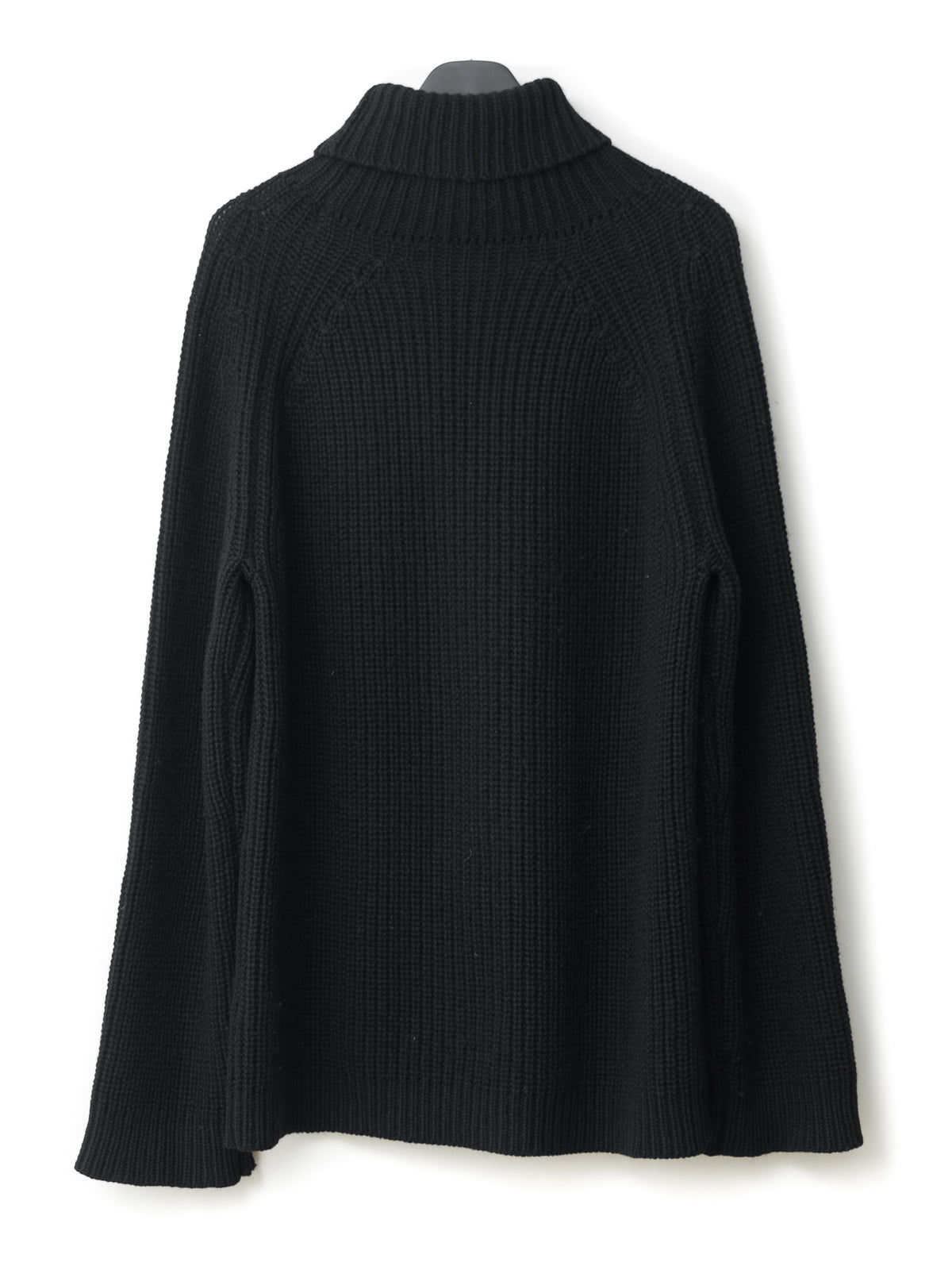 A/W 03 Heavy Funnelneck Sweater Black