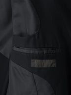 S/S 08 Lambskin Trim Tailored Jacket Black