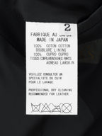 S/S 08 Lambskin Trim Tailored Jacket Black