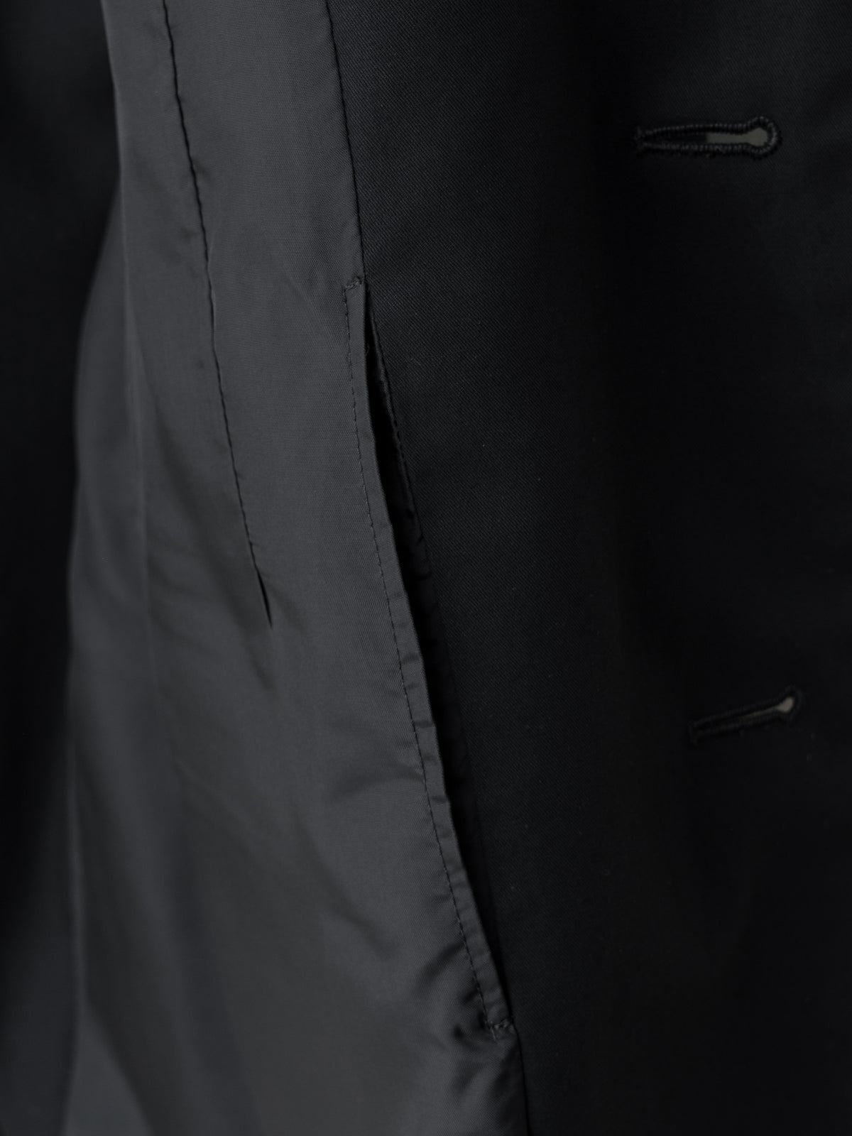 S/S 08 Lambskin Trim Tailored Jacket Black