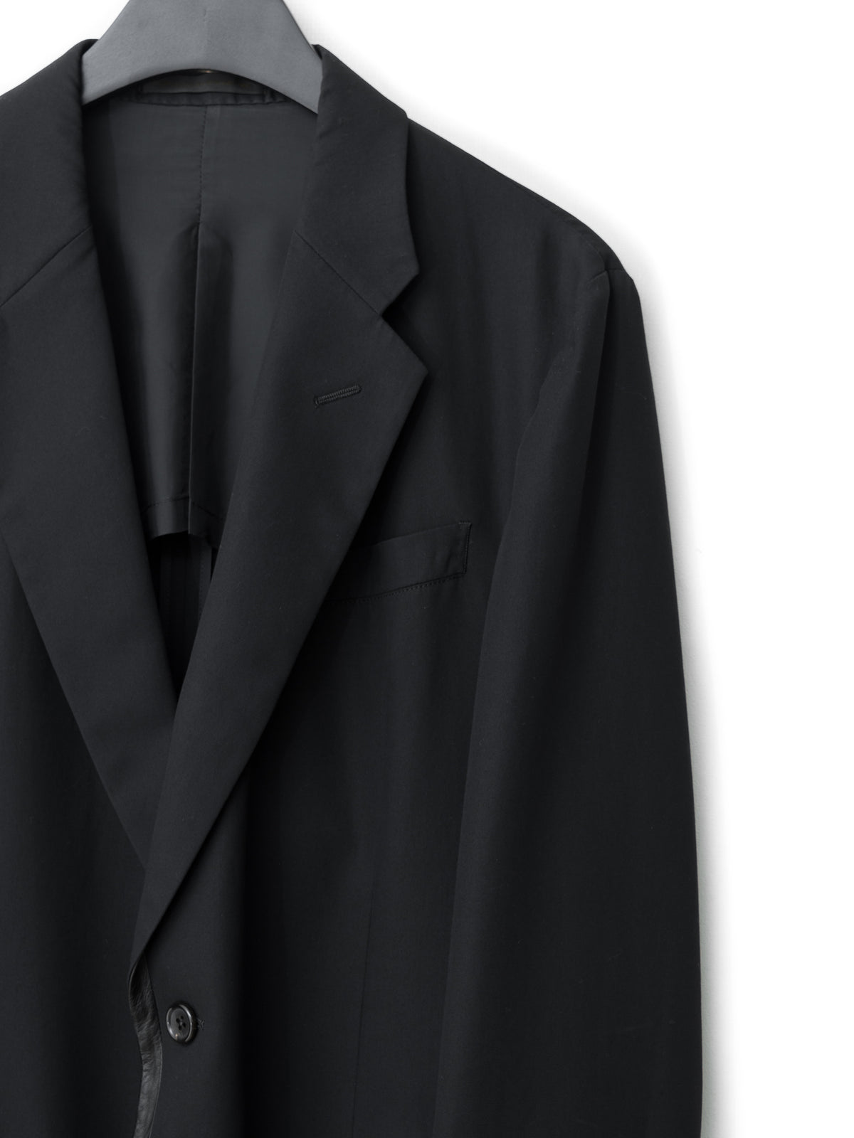 S/S 08 Lambskin Trim Tailored Jacket Black