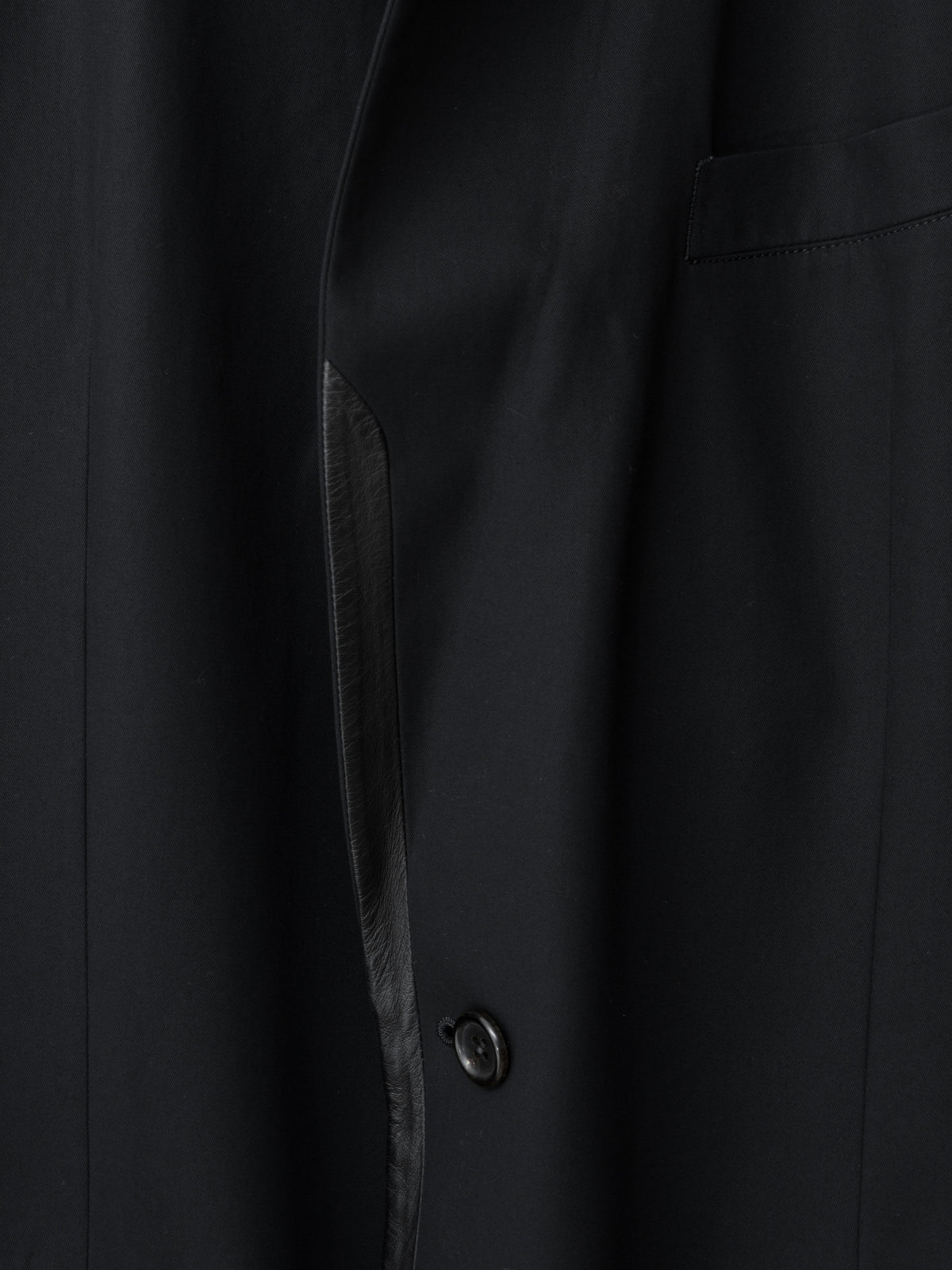 S/S 08 Lambskin Trim Tailored Jacket Black