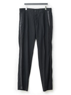 S/S 08 Lambskin Trim Slacks Black