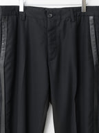 S/S 08 Lambskin Trim Slacks Black