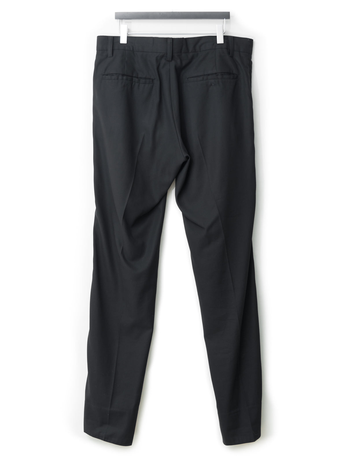 S/S 08 Lambskin Trim Slacks Black