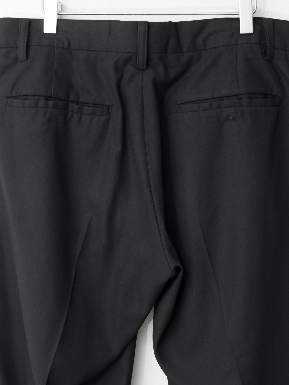 S/S 08 Lambskin Trim Slacks Black