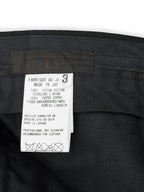 S/S 08 Lambskin Trim Slacks Black