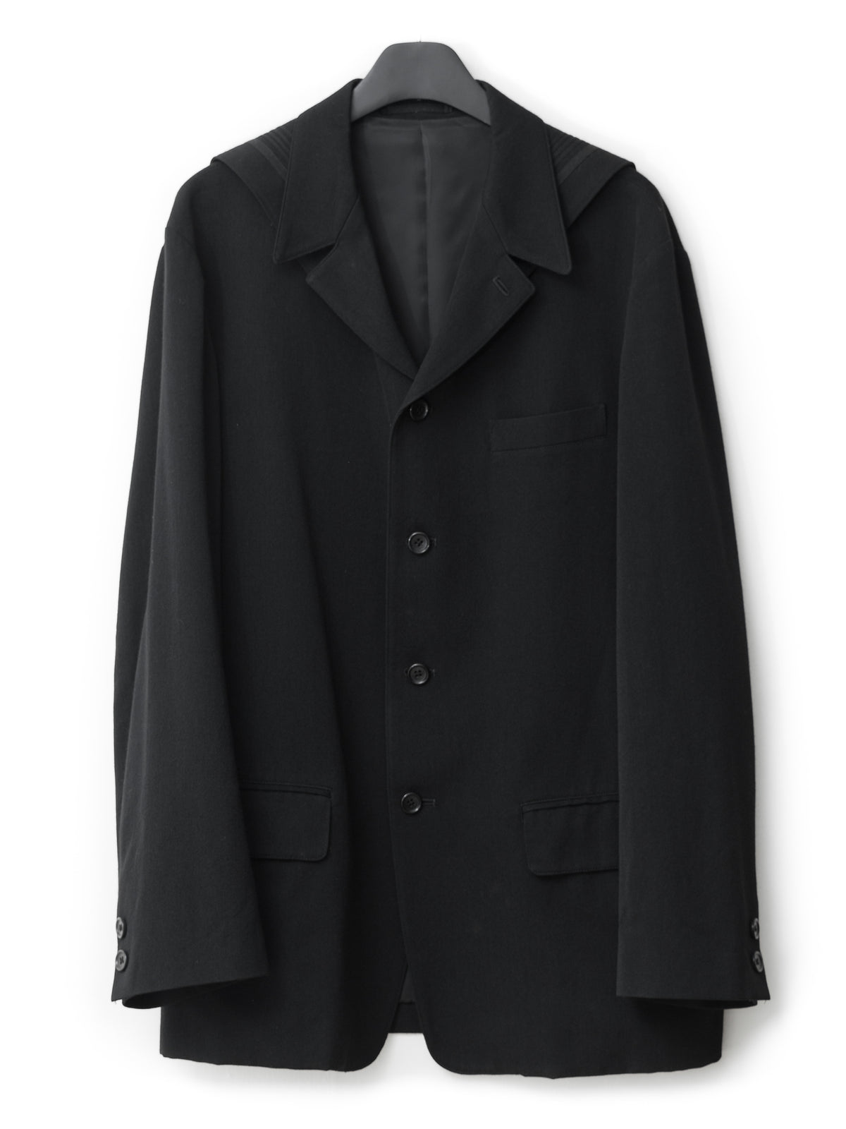 A/W 00 Sailor Collar Tailored Jacket Black