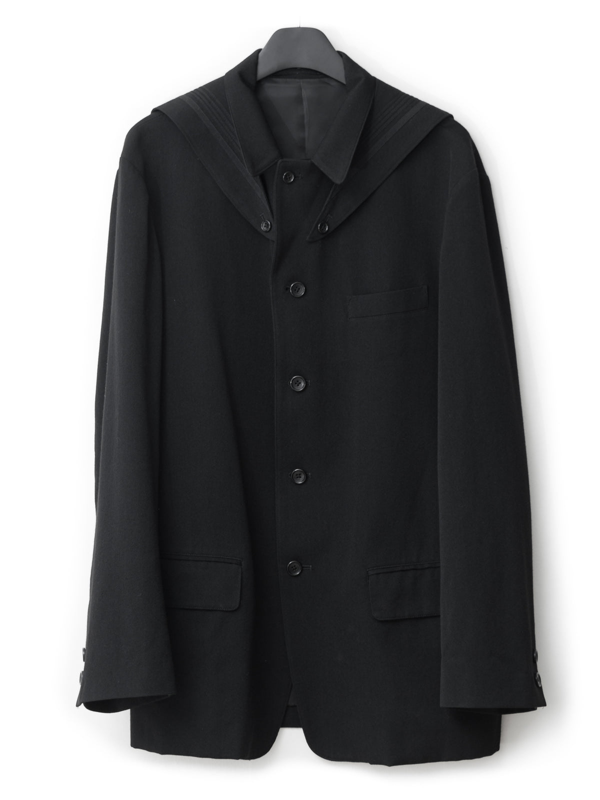 A/W 00 Sailor Collar Tailored Jacket Black