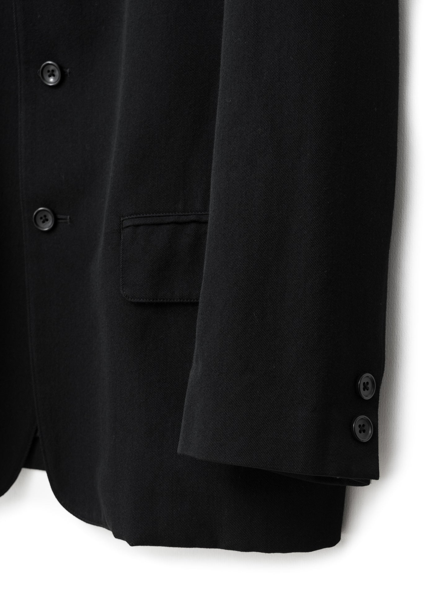 a/w 00 sailor collar tailored jacket black ∙ wool cotton ∙ medium