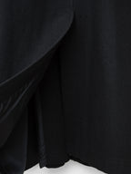 Raglan Mac Coat Black