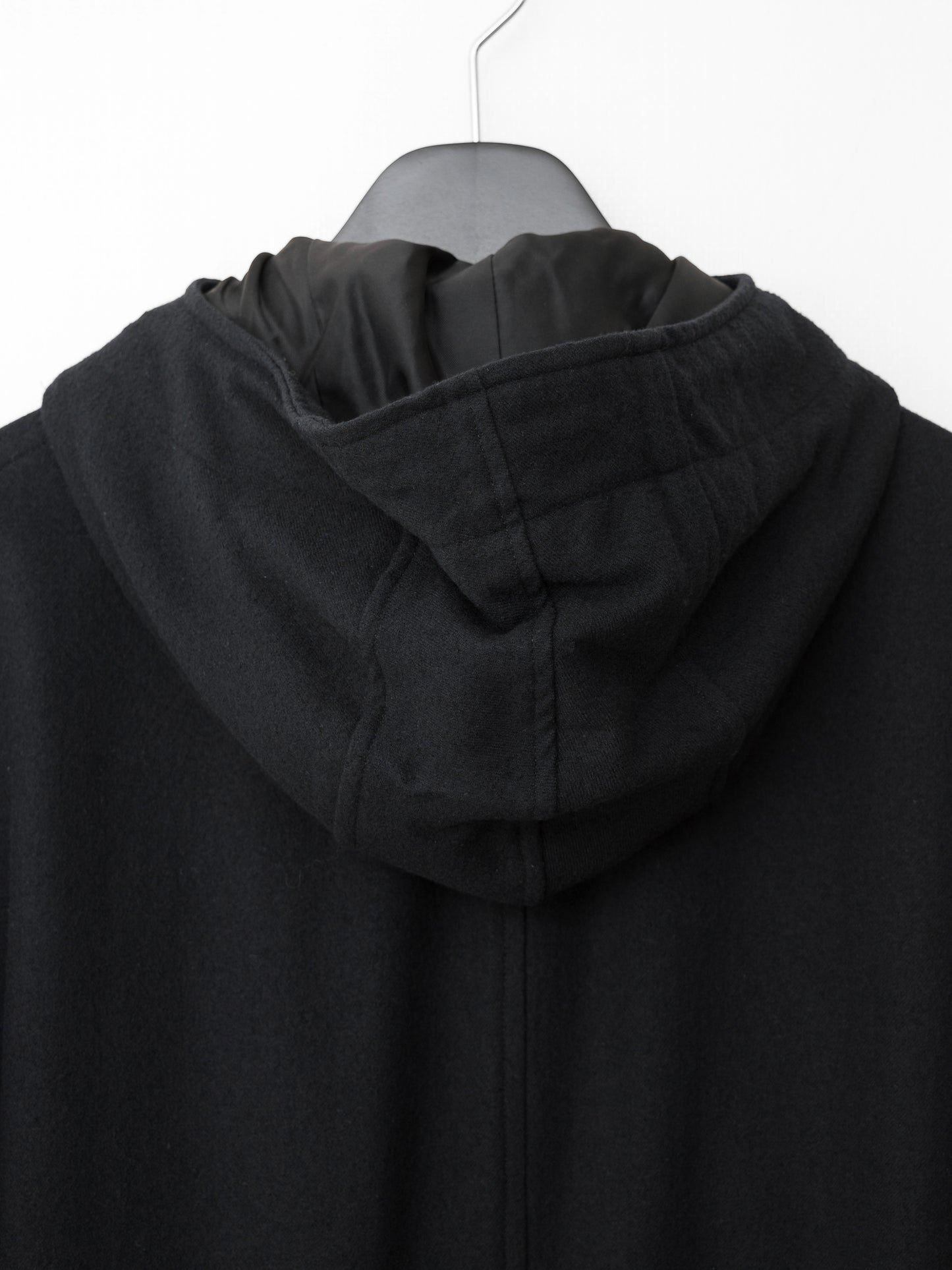 mountain parka black ∙ melton wool ∙ medium