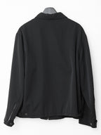 Zip Front Blouson Black