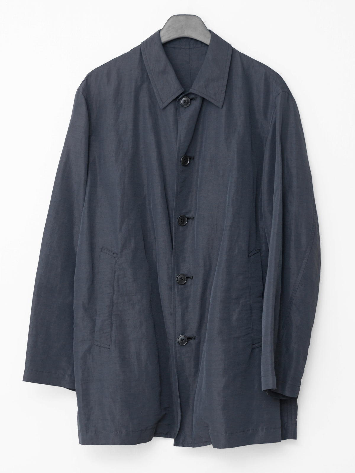 Mid Length Jacket Navy