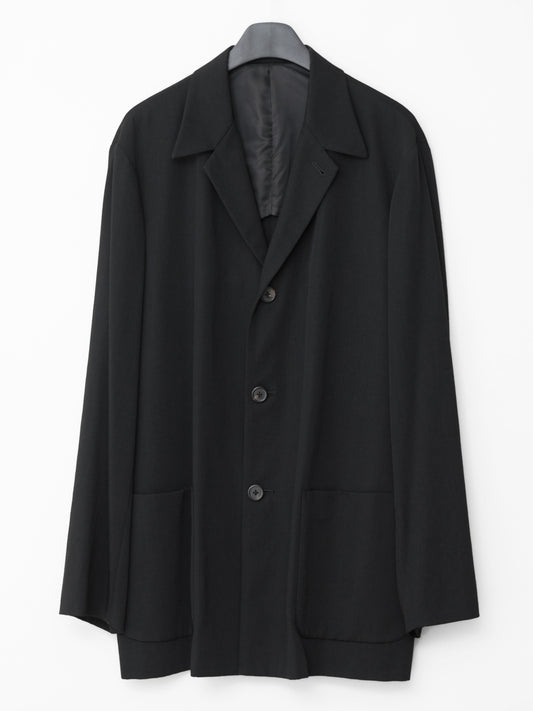 tailored jacket black ∙ wool gabardine ∙ medium