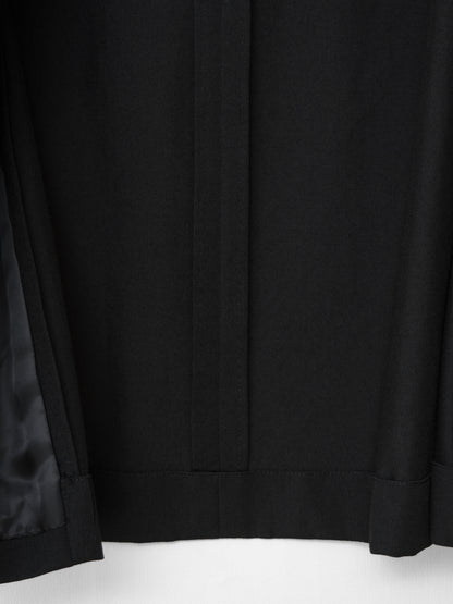 tailored jacket black ∙ wool gabardine ∙ medium