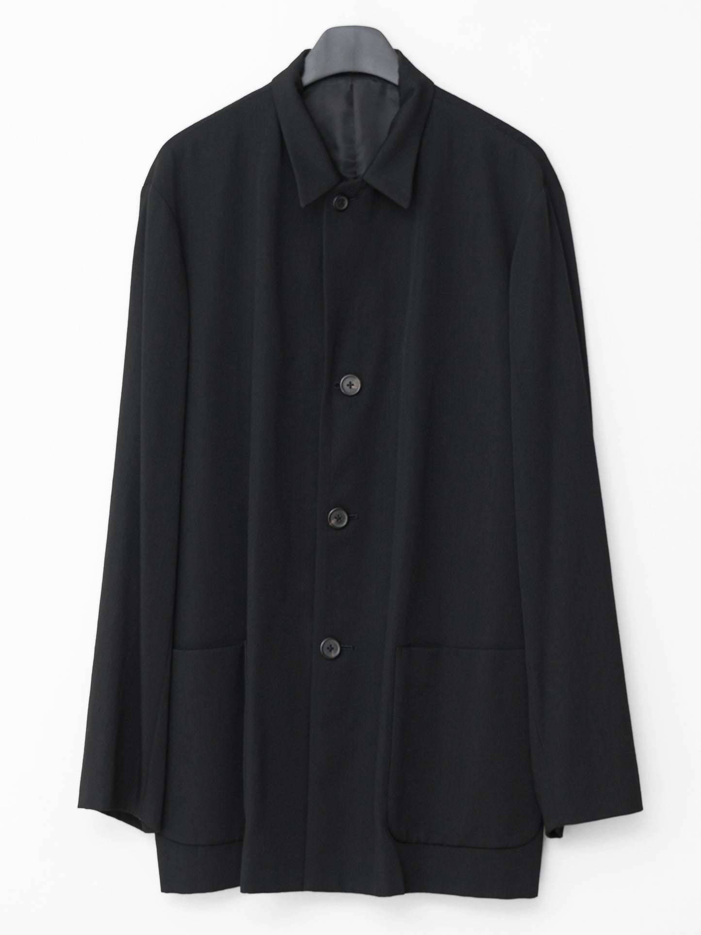 tailored jacket black ∙ wool gabardine ∙ medium