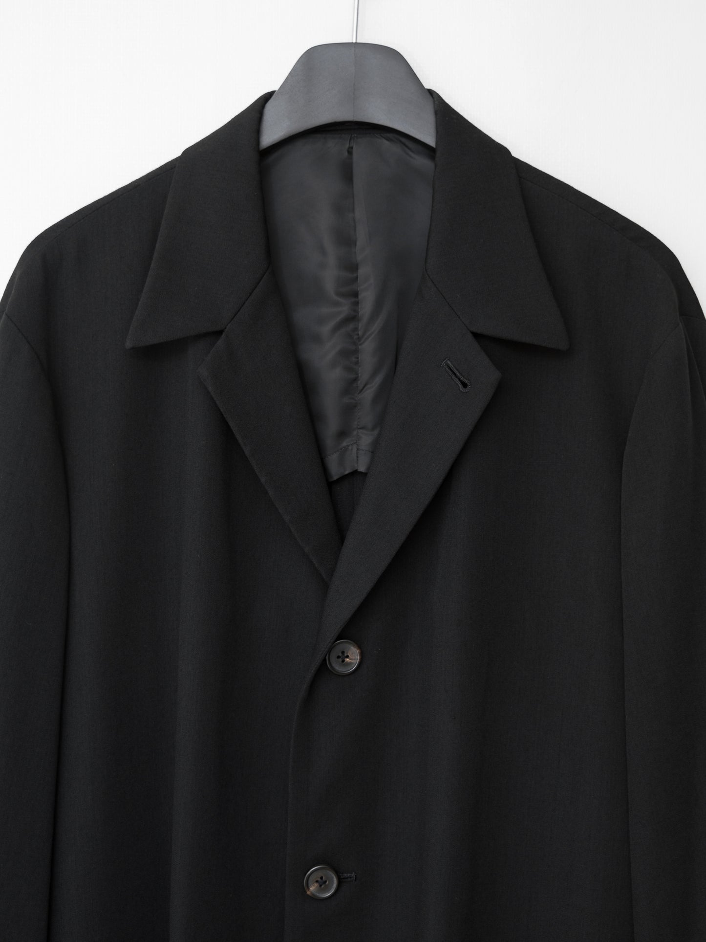 tailored jacket black ∙ wool gabardine ∙ medium