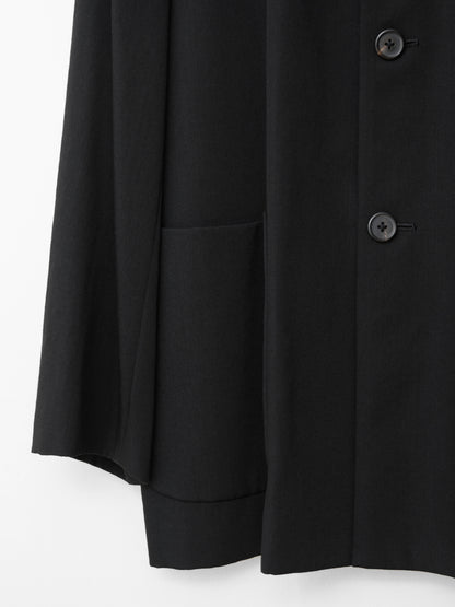 tailored jacket black ∙ wool gabardine ∙ medium