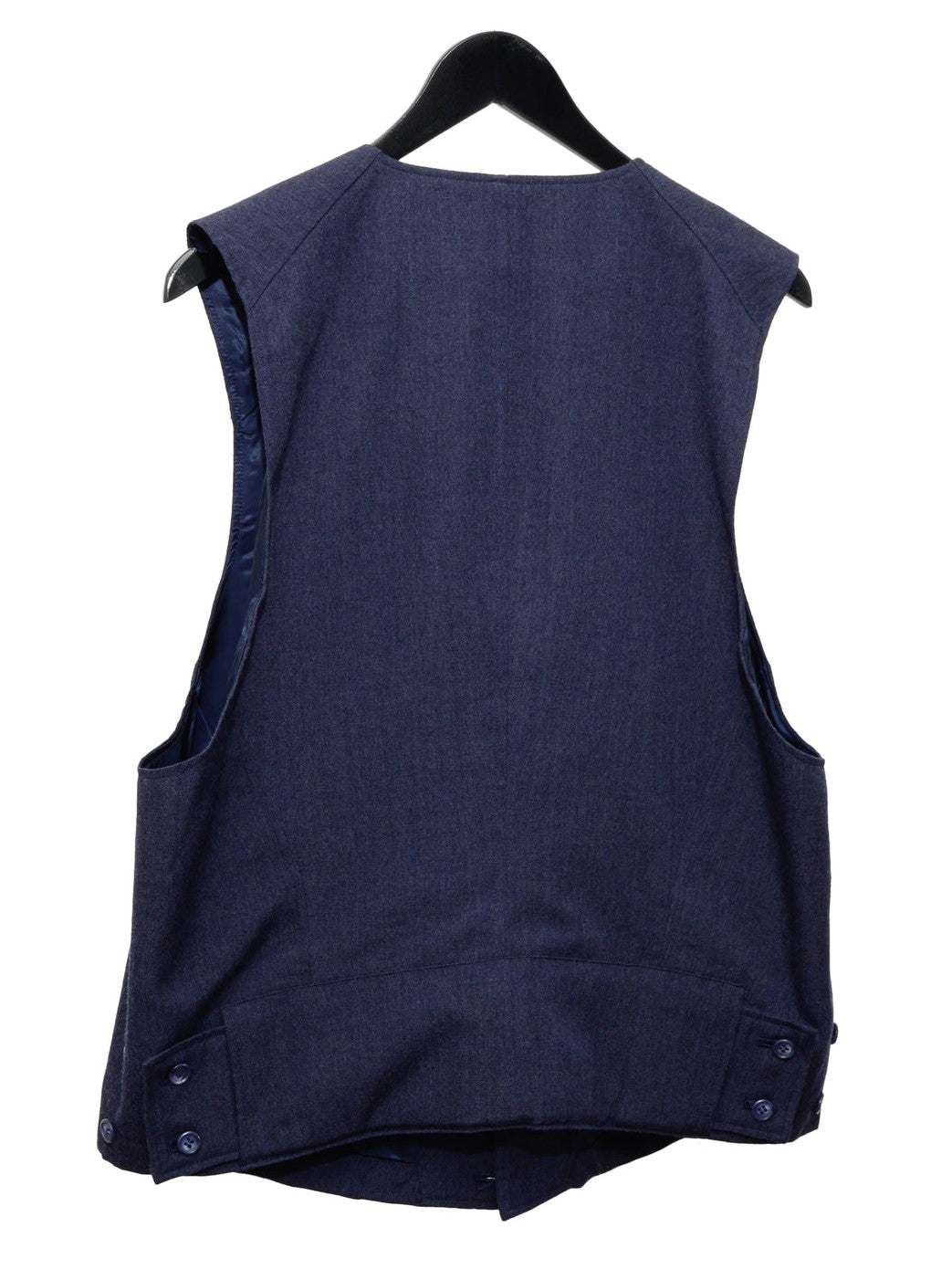 cargo vest navy ∙ wool ∙ one size